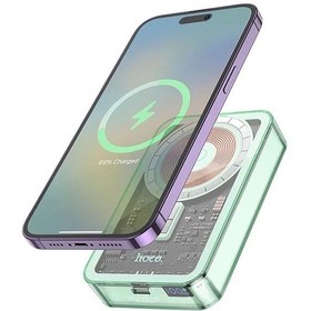 Resim Hoco Q14a Ice Crystal 10000mah Pd20w Magsafe Uyumlu Manyetik Hızlı Şarj Powerbank- 5775 Diğer 