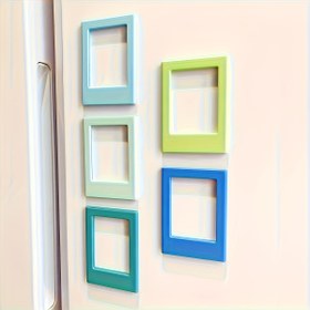 Resim 6/15 adet, ABS Plastik Manyetik Buzdolabı Fotoğraf Çerçevesi - Dayanıklı, Güzel Dikdörtgen Manyetik Fotoğraf Tutucu, Gösterim ve Ev Dekorasyonu için İdeal Tatil Hediyesi 