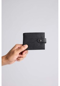 Resim Defacto Erkek Suni Deri Cüzdan F9309axnsbk27 Siyah-bk27 