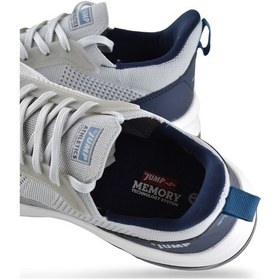 Resim Jump 29657 Tam Ortopedik Taban Günlük Yazlık Erkek Spor Ayakkabı Yazlık Tekstil Malzeme Gri 