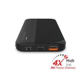 Resim Hypergear 10.000 Mah Powerbank 20W Usb-C Pd + 18W USB Hızlı Şarj Taşınabilir 