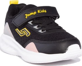 Resim Jump 28110 Siyah Pembe Ortopedik Günlük Kız Çocuk Spor Ayakkabı 