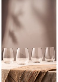 Resim Rakle Astoria Kristalin Cam 4'lü Meşrubat Bardağı Seti 570 Cc Renkli 