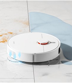 Resim Xiaomi Lazer Lds Lidar Tarama Engel Sensörlü Çift Katmanlı Kompozit Paspas Mihome Uygulaması Robot Süpürge 