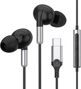 Resim Samsung Galaxy S25 S24 S23 Ultra A16 A26 A56 USB C için USB C Kulaklık Mikrofonlu Kulak İçi Kulaklık Kablolu Kulaklık USB Tip C iPhone 16 15 iPad Pro Air 5 Mini 6 Google Pixel 9/8 için 