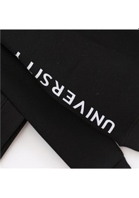 Resim Wanex Erkek Çocuk Şardonlu Uzun Kol Kalın Bisiklet Yaka Sweatshirt - 16213 Siyah 