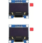 Resim Tongdashop 2 Adet Oled Ekran Modülü Mavi 128x64 I2c Arduino 4 Pin Vcc 