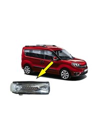 Resim Fiat Doblo Ve Opel Combo D Dikiz Ayna Sinyali Sol Taraf 2010 - 2 