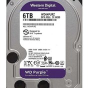 Resim Wd Purple Wd64Purz 6Tb 256Mb 5400 Rpm 7/24 Güvenlik Diski 