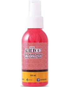 Resim Artdeco Sprey Kumaş Boyası 100 Ml Kırmızı 1205 
