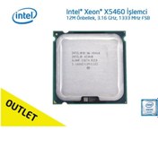 Resim Intel Xeon X5460 (12m Cache, 3.16 Ghz, 1333 Mhz Fsb) Lga771 Işlemci (outlet Tray) 