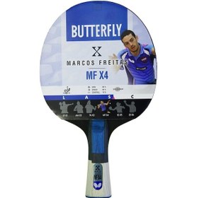 Resim Butterfly Marcos Freitas Mfx4 Masa Tenisi Raketi 85083s 