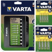 Resim Varta 57681 Şarj Cihazı 8'Li Aa 2100 Mah Şarjlı Pil 800 Mah A 