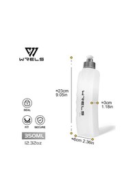 Resim Wrels Spor Su Şişesi Malzemesi Spor Fitness Koşu Sürme Kamp Yürüyüş Taşınabilir White White 