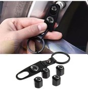 Resim Mini Cooper Uyumlu Anahtarlık Sibop Kapağı Siyah Set Paslanmaz Çelik 