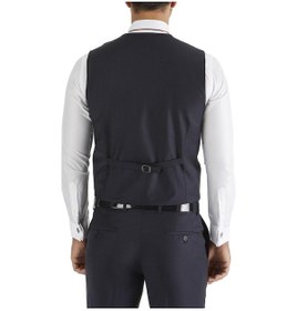Resim Efor Slim Fit Saten Biyeli Lacivert Damatlık Smokin Yelek Y 120 Lacivert 