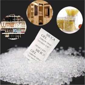 Resim Hobialem 5 gr 50 Adet Silikajel Nem Alıcı Silika Jel Rutubet Önleyici Küf Giderici Silica Gel 