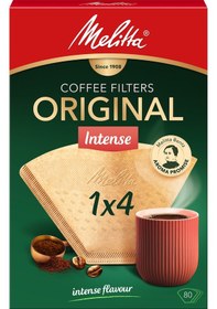 Resim Melitta 1x4 Original Intense Kahve Filtre Kağıdı - 80 Adet 