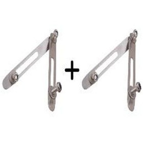 Resim Motor Alt Sakal Rüzgarlık Braketi 2 Adet Gri 