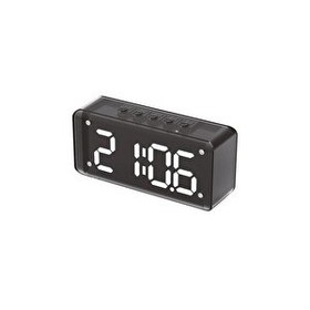 Resim Sunix BTS-240 6W 1800 Mah Led Işıklı Çalar Saat Bluetooth Hoparlör Siyah 