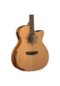 Resim Washburn Wcg66sce Comfort Serisi Elektro Akustik Abanoz Arka Ve Yanlar Lüks Ton 