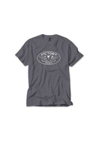 Resim Victory Motorcycles Polaris Logo Gri Tişört Gri 