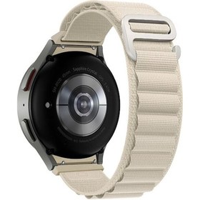 Resim Microsonic Amazfit GTS Kordon Alpine Loop Bej 