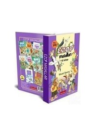 Resim Ezop Masalları Serisi Seti - 10 Kitap Takım - Küçük Boy- Bordo Ressam 