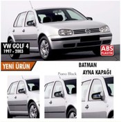 Resim Vw Golf 4 1997-2003 Batman Yarasa Ayna Kapağı Piano Black Abs 