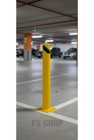 Resim FSHOME FS GRUP | Park Dubası Sabit Demir 80 cm – Otopark ve Alan Sınırlandırma Dubası (6 Adet) 