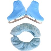 Resim Suntek Buz Pateni Bıçak Kapakları Artistik Patinaj Bot Xxxl Mavi 