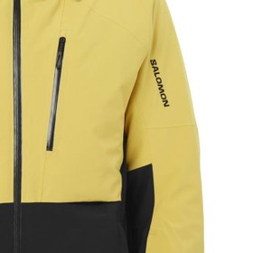 Resim Salomon Brilliant Erkek Sarı Kayak Ceketi 