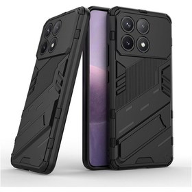 Resim Xiaomi Poco F6 Pro Matrix Serisi Armor Stand Koruma Kılıf-al3416 