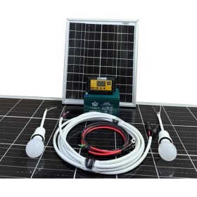 Resim Teknovasyon Arge 20 Watt Güneş Paneli Aydınlatma Paketi Solar Paket 