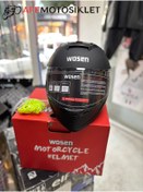 Resim AFE MOTOR Wosen Matt Black Güneş Gözlüklü Motosiklet Kaskı 