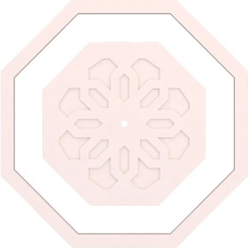 Resim Motifpiyer Tavan Lamba Göbeği 41-Sekizgen-Dış Çıtalı 