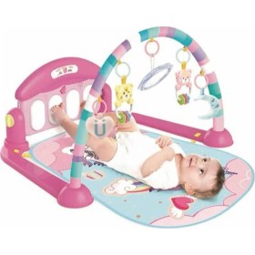 Resim Jimnastik Merkezi Aynalı Ve Çıngıraklı Zeka Geliştirici Piyanolu Bebek Oyun Halısı 