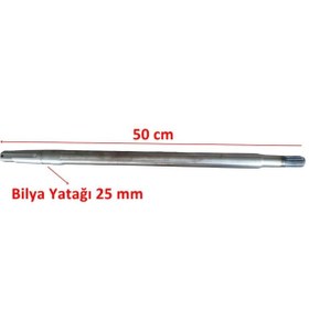 Resim SEVGENT E-Yük Arabası Arka Aks 18 Freze 50 Cm İth 