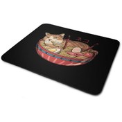 Resim WuW Noodle Yiyen Kedi Mouse Pad 