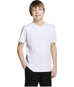 Resim Adidas J Smı Tee Çocuk Günlük Tişört Jn2159 Beyaz Beyaz 