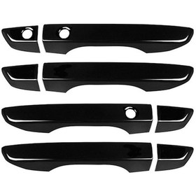 Resim Yuntech01 Honda Civic 10. Nesil 2016-2021 Sağ Sürücü Fc1/fk7/fk8 İçin Akıllı Kapı Kolu Kapağı - Siyah Boyalı Abs Malzeme 