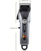 Resim Willowhaven Hatteker Şarjlı Saç Makinesi 4 Hız Ayarlı Dijital Ekran Ergonomik Silvery Black 