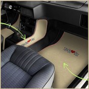 Resim Tofaş Şahin Doğan Kartal Uyumlu Torpido Orta Konsol Yan Kaplama Halısı - Bej Renk Oto Paspas 