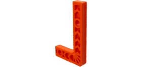 Resim Titi 6280 Abs Plastik Gönye 5x3 cm 