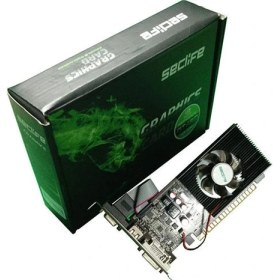 Resim Seclife Nvidia 2gb Geforce GT610 Ddr3 64 Bit HDMI DVI VGA Lp Single Fan 