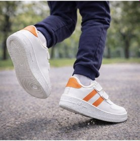 Resim Papucumun Dünyası Günlük Bebek Çocuk Sneaker Cırt Cırt Bantlı Spor Ayakkabı Yürüyüş Ayakkabısı Turuncu 