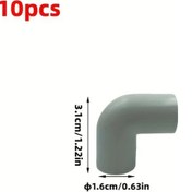 Resim Willowhaven 16mm 90 Dirsek Pvc Kablo Kanalı Bağlantı Seti 10 Parça 