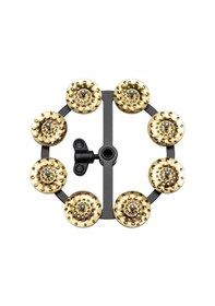 Resim Meinl Hthh1b-bk Hihat 1 Row Hammered Brass Jingles Tamburin Siya 