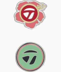 Resim Island Time Ball Marker Set Golf Top İşaretleyici Seti - Çok Renkli 