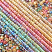 Resim 2700/1300adet Vintage Renkli Cam Tohum Boncuk, DIY El Sanatları, Bileklik, Takı Yapım Aksesuarları, Sanat Malzemeleri, Dikiş Boncukları, Dekoratif Boncuklar için 